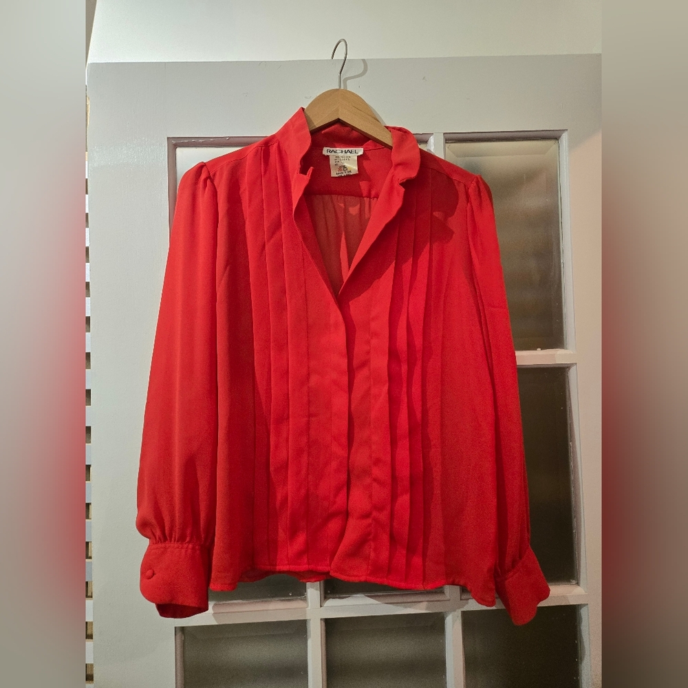 Rachel Scarlet Blouse